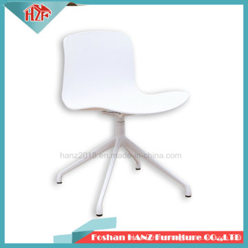 Modern Plastic Office Chair Swivel Office Furniture Design Chair Aluminum Feet